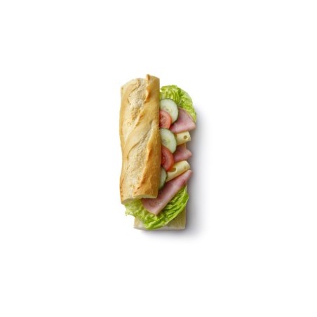 Ham and cheese with vegetables